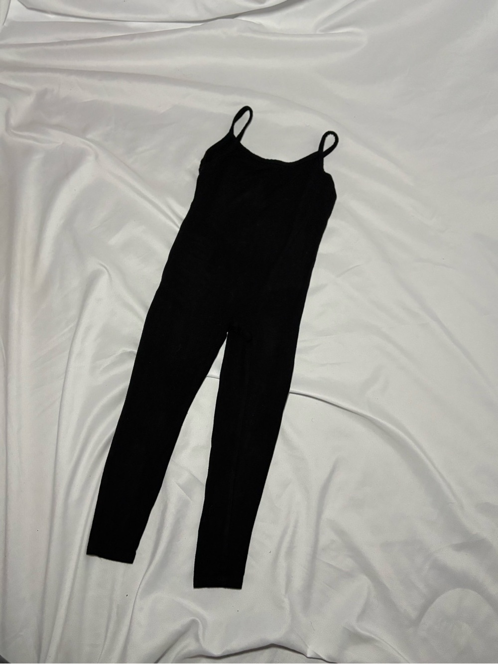 Black Kids Slim Strap Jumpsuit